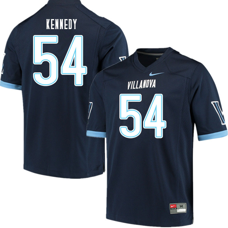 Men #54 Mike Kennedy Villanova Wildcats College Football Jerseys Sale-Navy